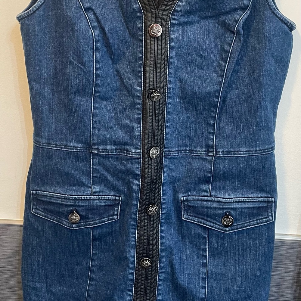 White House Black Market Denim Dress